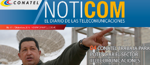 CONATEL lanza NOTICOM una revista especializada en el sector telecomunicaciones